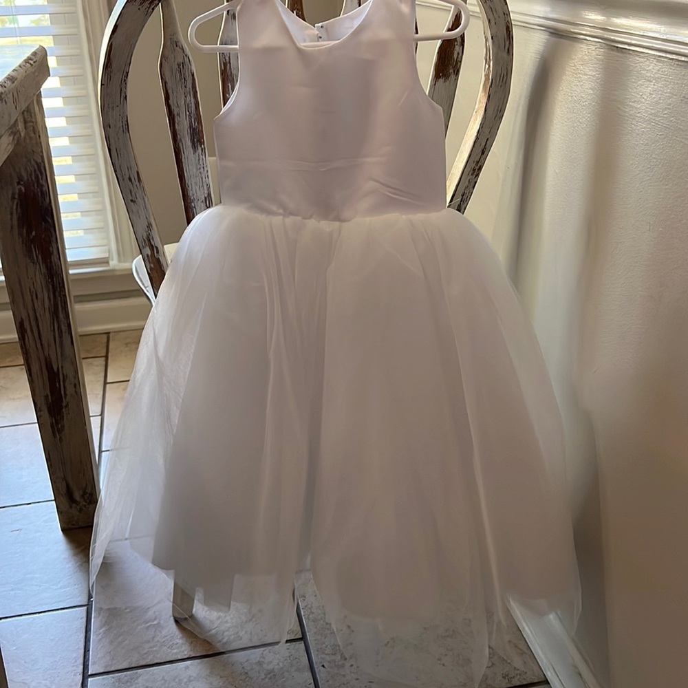 White Flower Girl Dress